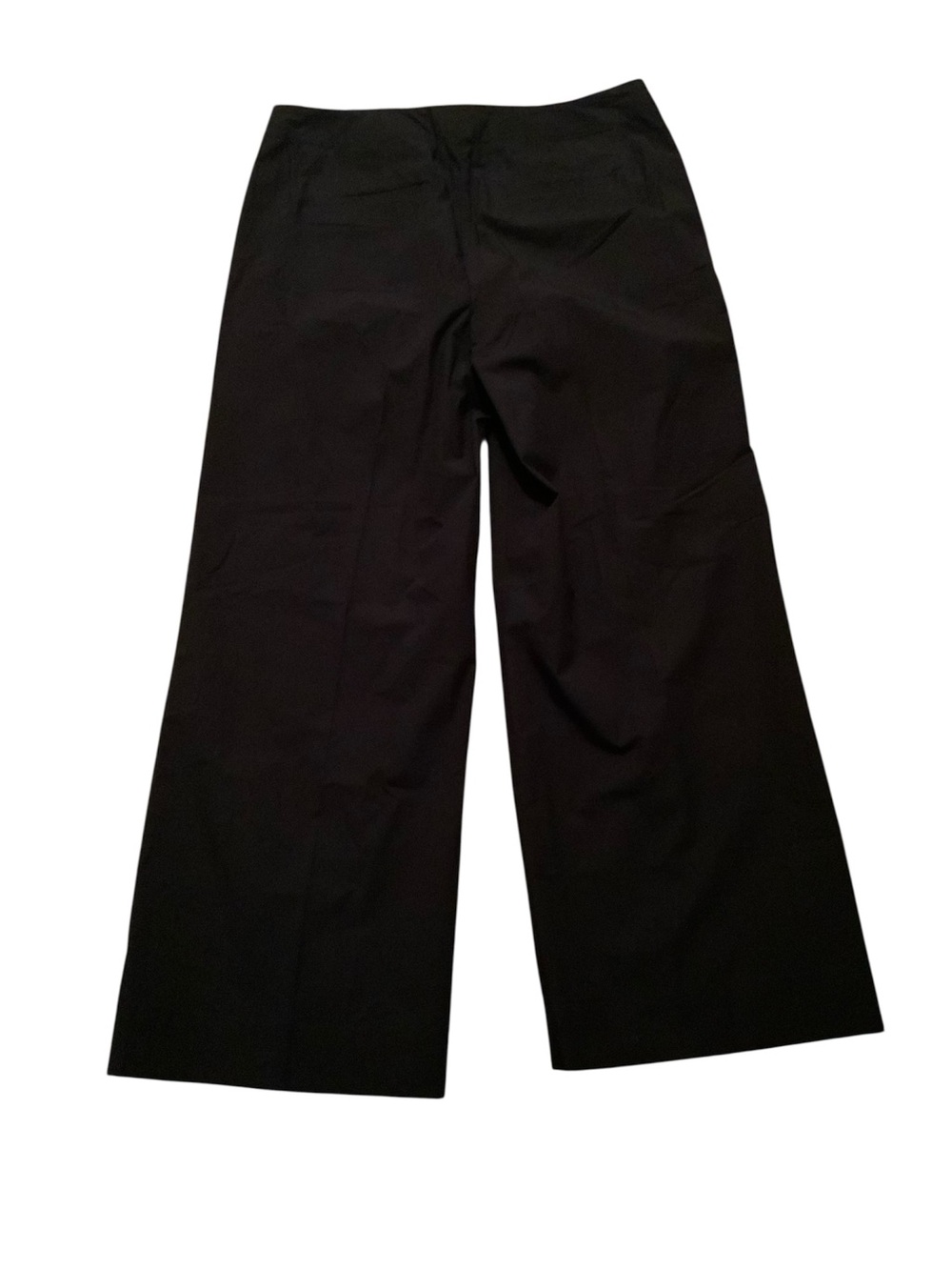 Talbots Plus-Size Navy Wide-Leg Pants - Picture 3 of 5